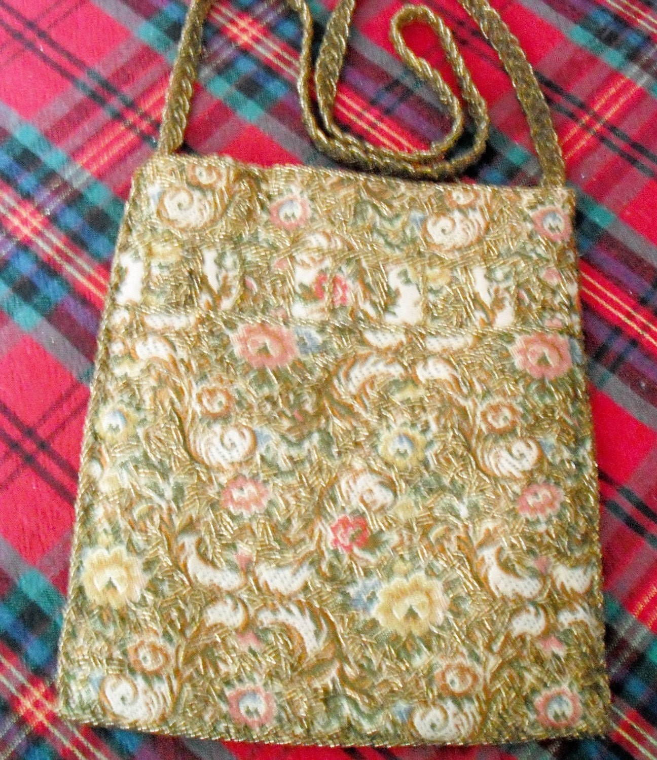 WALBORG TAPESTRY PURSE - Hand Beaded in Hong Kong