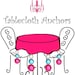 Tablecloth Anchors Purple Pink and Clear