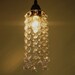 Bare Bulb Mod and Trendy Mini Crystal Chandelier SHADE ONLY