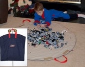 Navy LEGO Neat 'n Tidy Playmat Bag... NO Drawstring Concerns