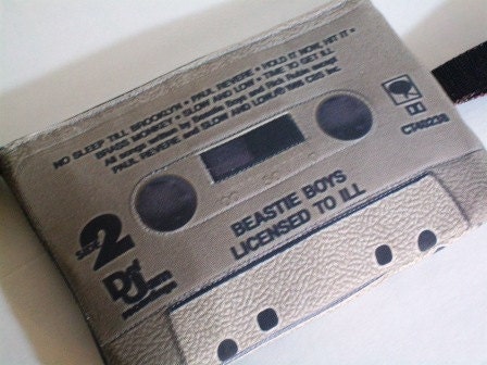 Beastie Boys Licensed to Ill Wristlet Purse Retro 80s Cassette Tape
