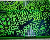 4x6 Doodle Painting