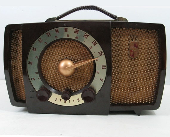 zenith am fm tube radio