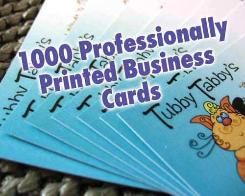 Business Cards - CUSTOM FULL COLOR Quantity of 1000