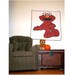 Elmo Blanket hand made in crochet and cross stitch