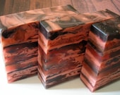 Soap for Men - Spiced Mahogany with Shea Butter and Olive Oil - Glycerin Soap