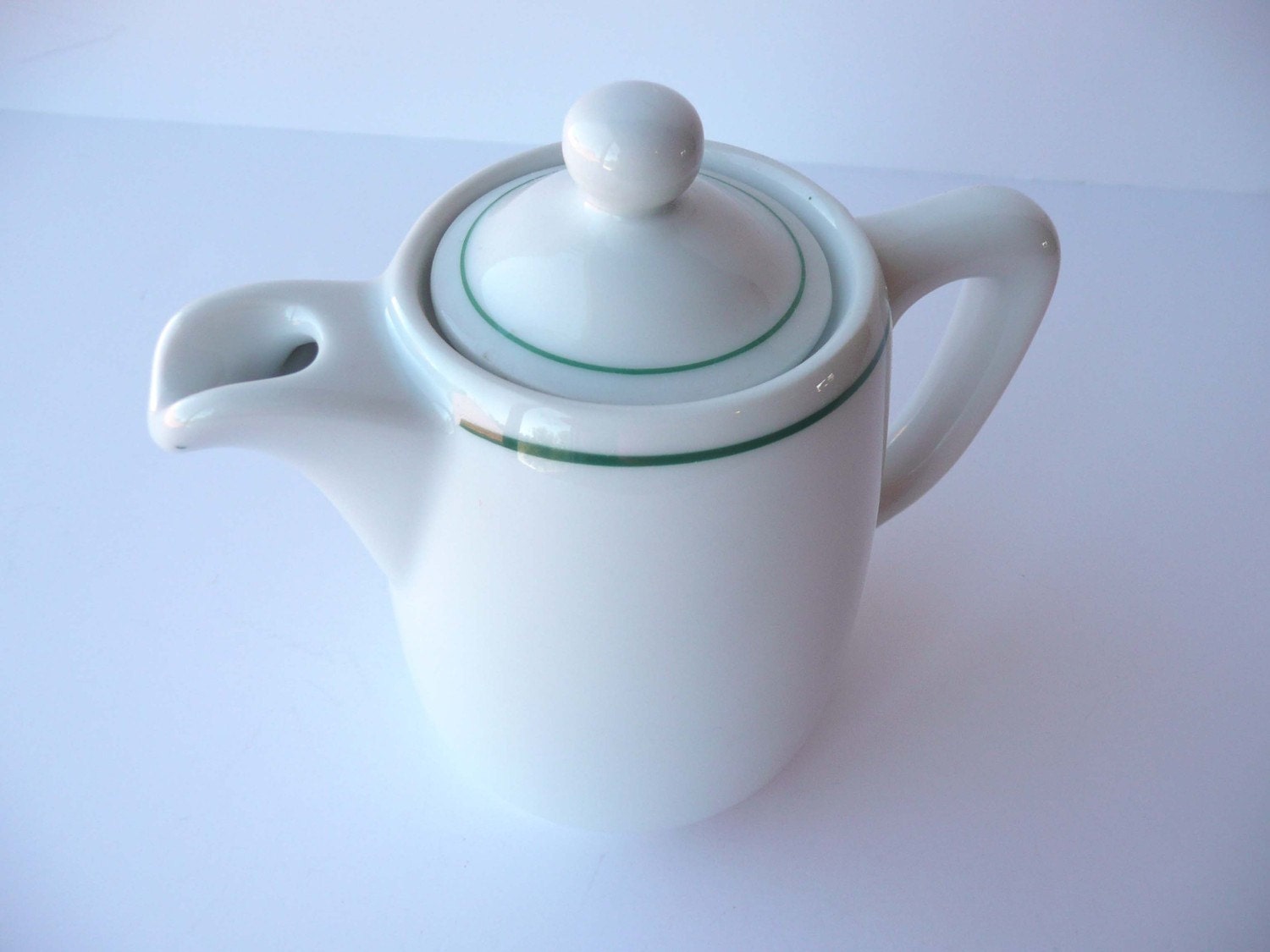 Vintage Bauscher Weiden White Mini Teapot or by vintagejudy