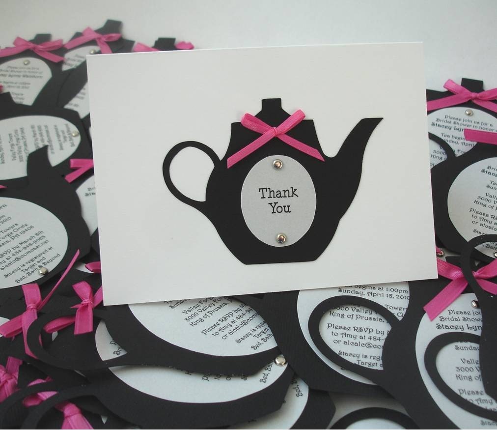 Tea Party Thank You Note