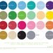 Planets and Rocket, Two Color Set - Vinyl Wall Art Decal Sticker