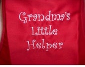 CUSTOM GRANDMA'S LITTLE HELPER APRON