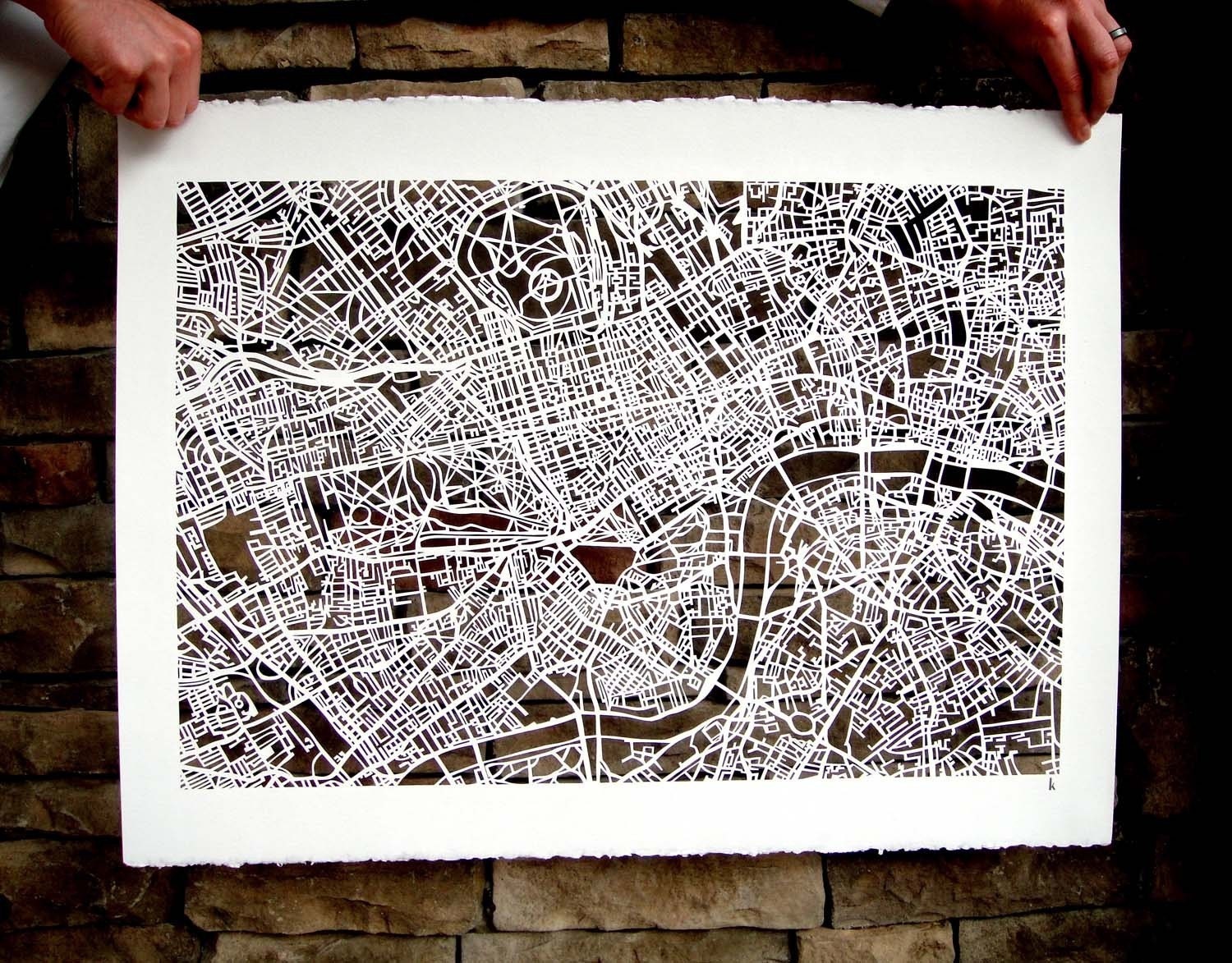 london mapcut