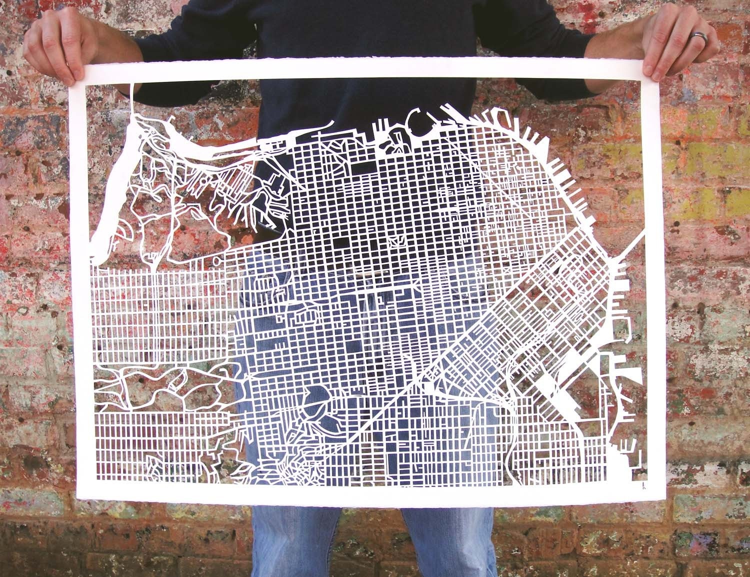 SAN FRANCISCO mapcut