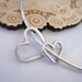 RESERVED for Kaelin - Mother Daughter or Couples Heart bracelets