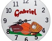 Kids wall clock Classic Sport design