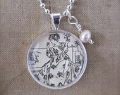 SALE Jane Austen Resin Pendant - Necklace - Charm