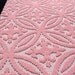 Vintage Pink Chenille Bedspread - 92 x 104