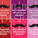 Mustache You to Be My Valentine - Printable Valentine's Day Cards