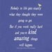 Inspiring quote art print , motivational quote , room decor, housewares, famouse celebrity quote Dark blue - Conan O'Brien's final monologue