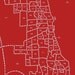 Chicago : The Meaty City - pig meat neighborhood poster