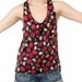 Rose Bush Silk Tank Top