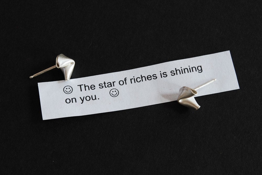 Fortune Cookie Earrings