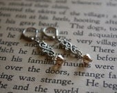 CLOSEOUT SALE - Twilight Champagne Topaz Dangle Earrings