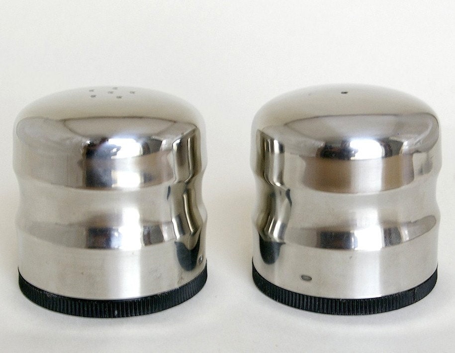 Mod Stainless Steel Salt and Pepper