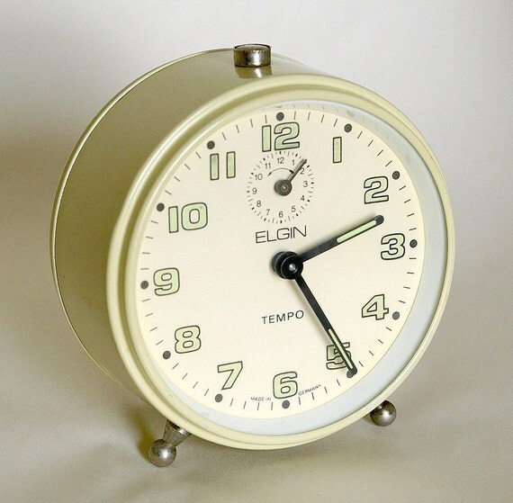 Elgin Tempo Alarm Clock by 51VC on Etsy