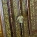 Antique Patina Indian Mirror with Door - PRICE REDUCED -free shipping and insurance
