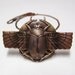 Steampunk Scarab Beetle Locket, Necklace Pendant