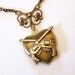 Steampunk double Guns Slinger, Necklace Pendant, Vintage