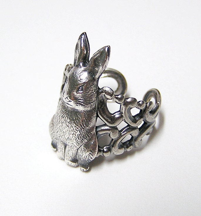 SNOW BUNNY Ring, cute and adorable