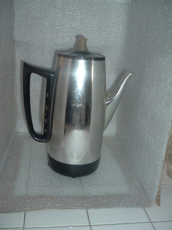 vintage coffee pot general electric by handymanhowto on Etsy