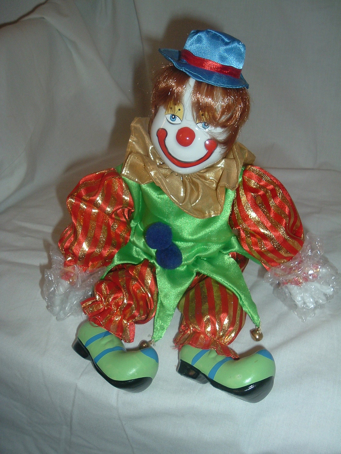 vintage porcelain clown