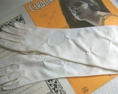 Opera Length Vintage Gloves Wedding Gloves Brides Gloves