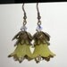 Exotic Lemon Flower Earrings