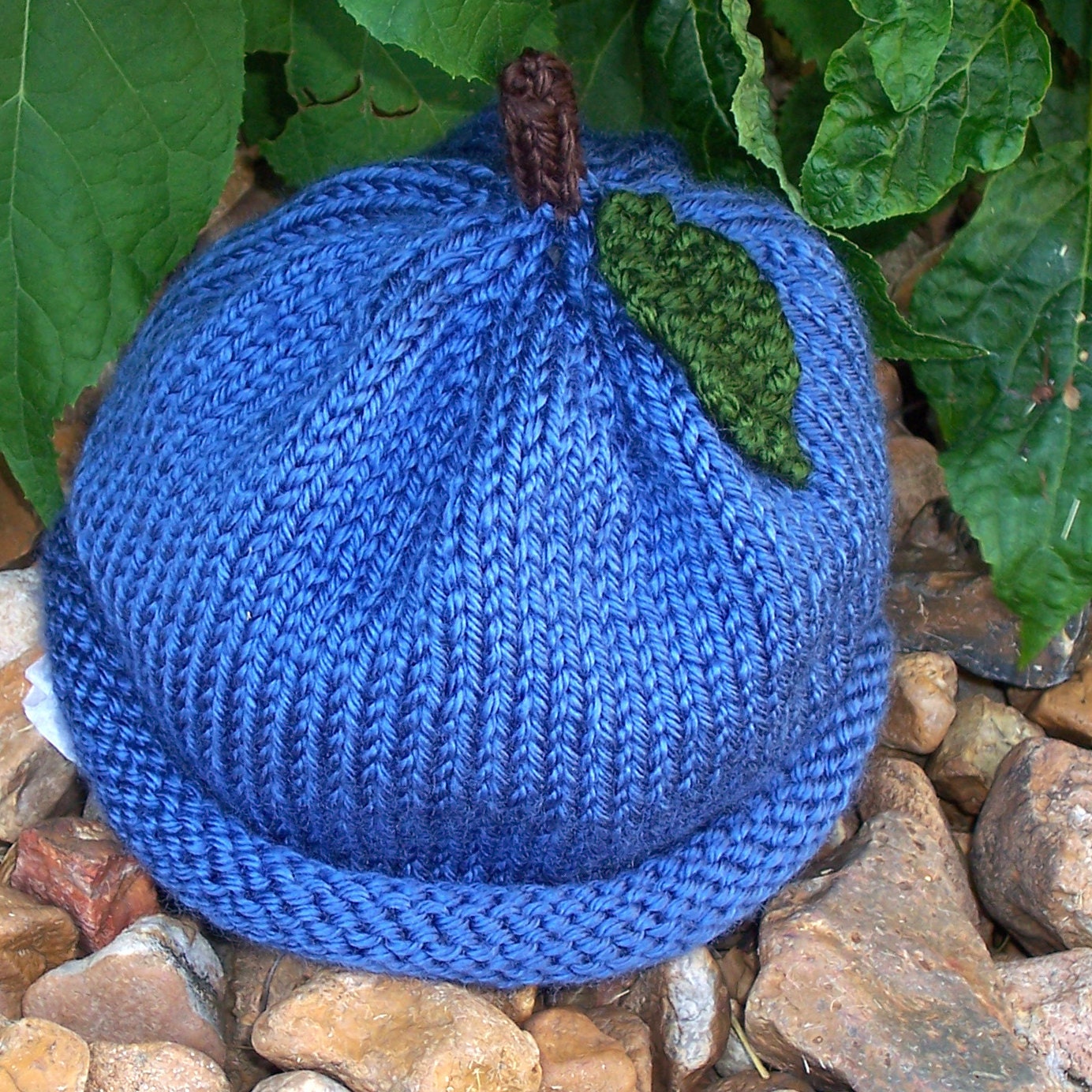 PATTERN Blueberry Knit Baby Hat by zigzdesigns on Etsy