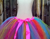 Glitzy Glam Birthday Girl Tea Party Tutu, Child Size 8/10