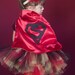 Super Girl Tutu in Red and Black, Preschool Size