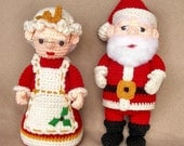 Santa and Mrs Claus - Crochet Pattern