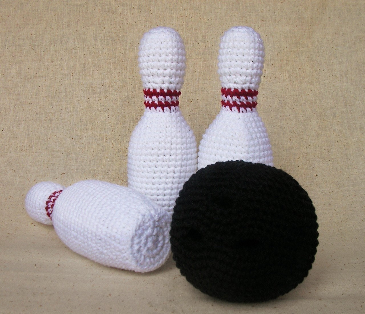 Bowling Game Set -  Crochet Pattern