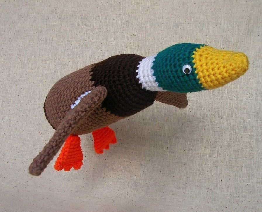 Flying Duck -  Crochet Pattern