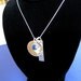 Police Wife Sterling Silver Hand Stamped Necklace in Designer Font