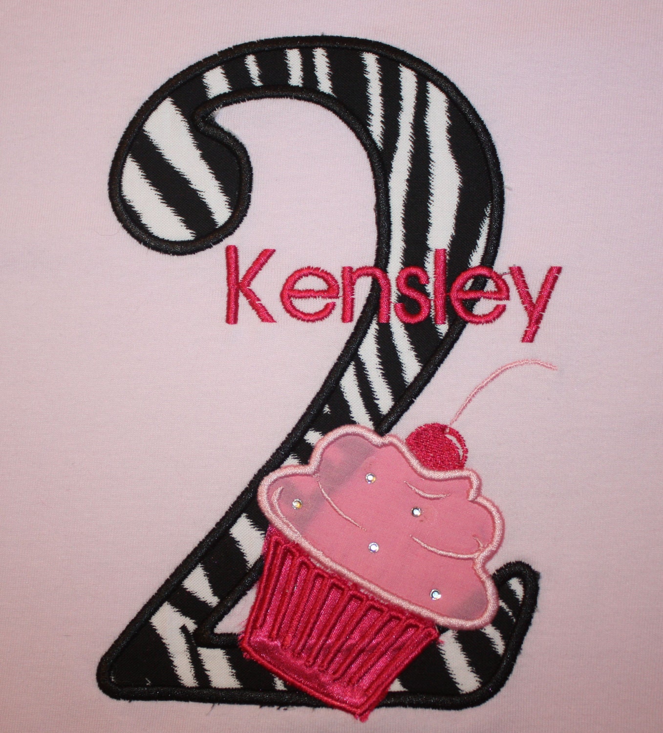 Greatstitch Cupcake 1st Birthday Second Birthday 3rd Birthday