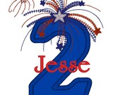 GreatStitch Sparkle 4th of July TShirt Birthday Shirt Reunion Shirt