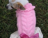 Sweet Heart Priness Knitted Dog / Cat Sweater - Size Medium