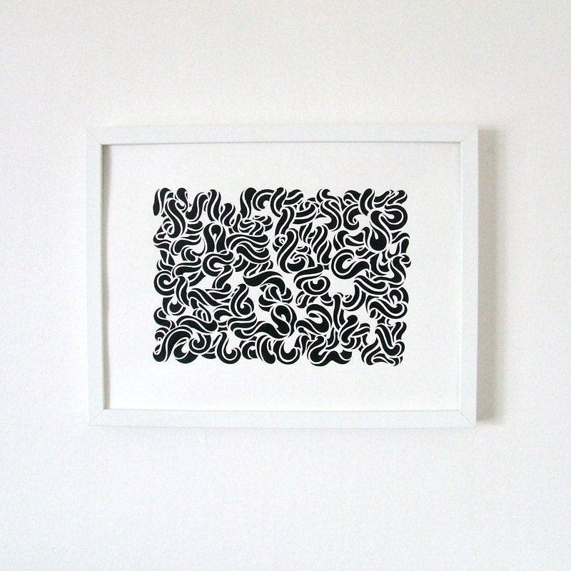 Aberration A, Ink Drawing