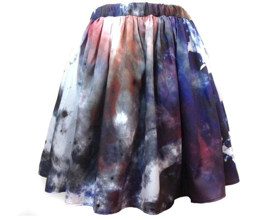 SALE. Pastel Nebula Skirt