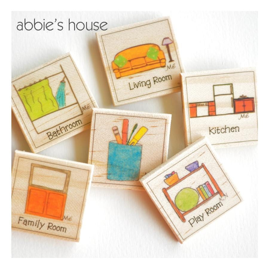 OUR HOUSE Chore Chart Magnet Set