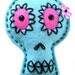 Large Bright Colored Skull Garland